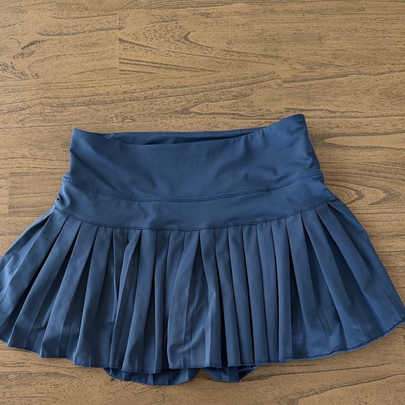 Goldhinge Dresses & Skirts - Pleated Navy Mini Skirt